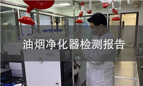 油煙凈化器檢測報告