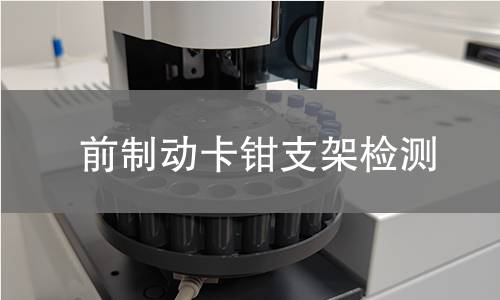 前制動(dòng)卡鉗支架檢測