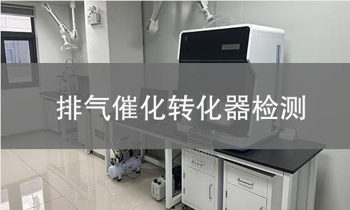 排氣催化轉(zhuǎn)化器檢測