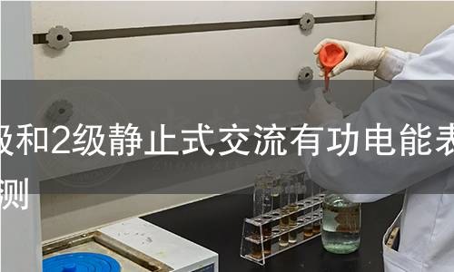 1級(jí)和2級(jí)靜止式交流有功電能表檢測(cè)