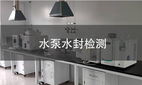 水泵水封檢測(cè)