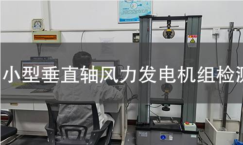 小型垂直軸風(fēng)力發(fā)電機(jī)組檢測