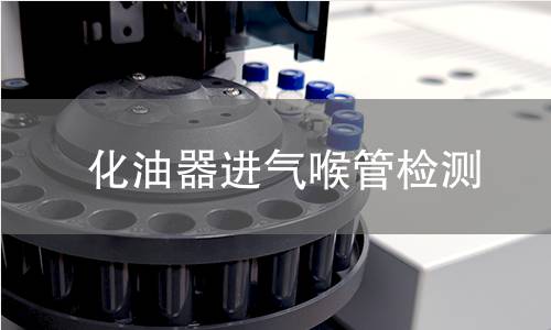 化油器進氣喉管檢測