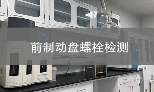 前制動(dòng)盤(pán)螺栓檢測(cè)