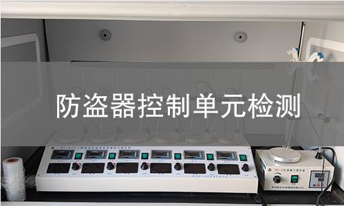 防盜器控制單元檢測(cè)