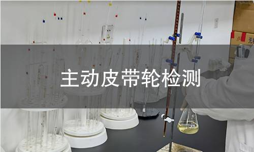 主動皮帶輪檢測