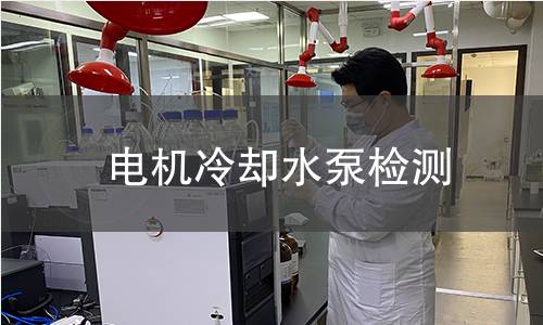 電機(jī)冷卻水泵檢測(cè) 電機(jī)冷卻水泵檢測(cè)