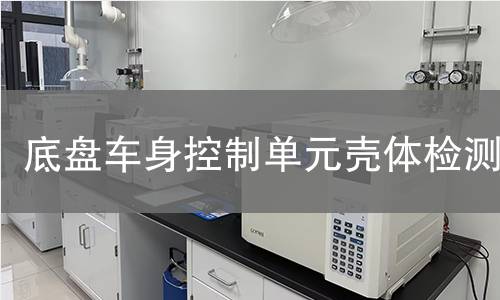 底盤車身控制單元殼體檢測