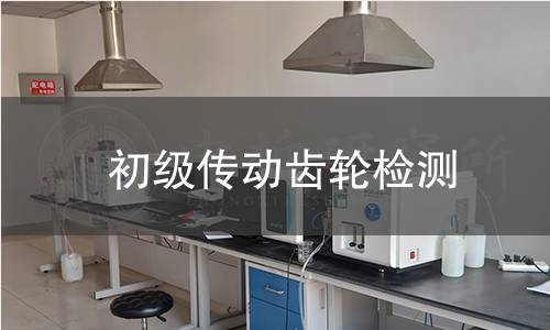 初級傳動齒輪檢測