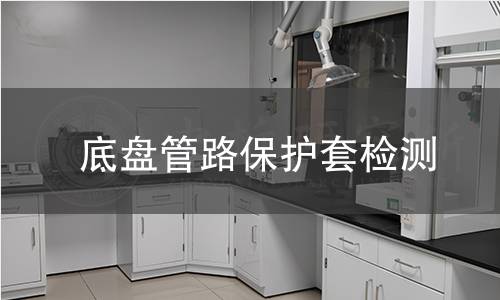 底盤(pán)管路保護(hù)套檢測(cè)