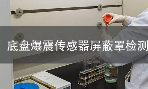 底盤(pán)爆震傳感器屏蔽罩檢測(cè)