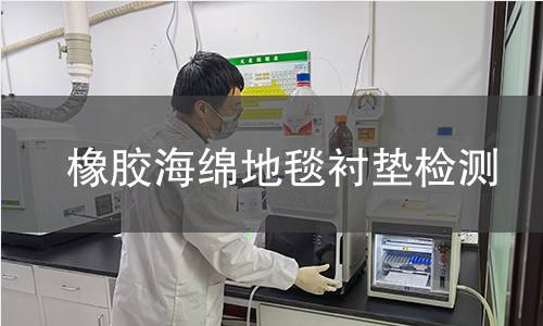 橡膠海綿地毯襯墊檢測(cè)