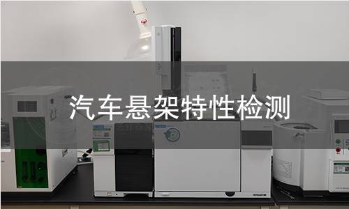 汽車懸架特性檢測(cè)