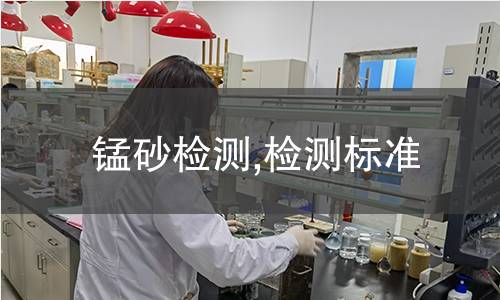 錳砂檢測,檢測標(biāo)準(zhǔn)