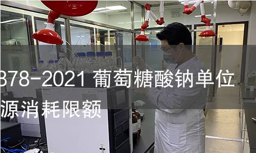 GB 40878-2021 葡萄糖酸鈉單位產品能源消耗限額