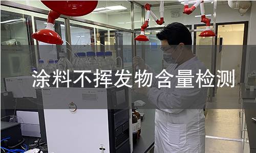 涂料不揮發(fā)物含量檢測(cè)